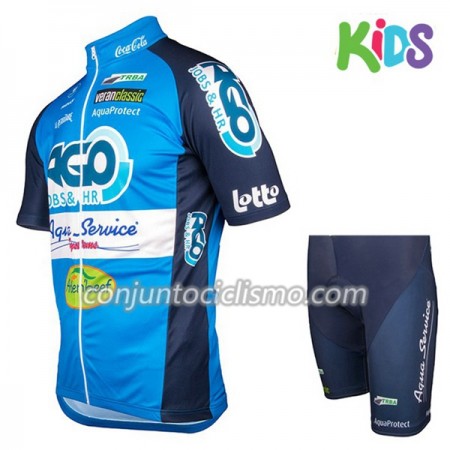 Conjunto Maillot + Culotte Corto 2018 Ago Aqua Service Niños N001